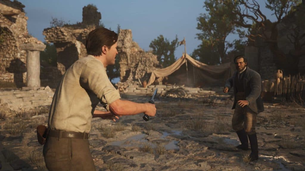 Knife combat in Mafia: The Old Country